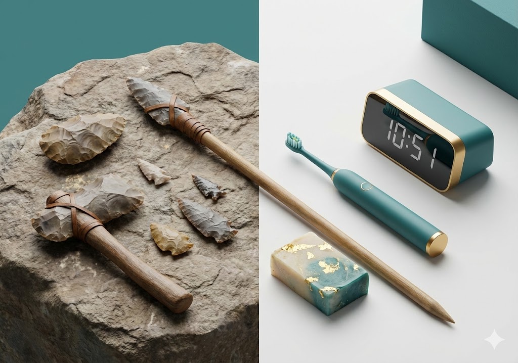 หน่วยที่ 1   ม.1 EP.1 ปฐมบทเทคโนโลยี: จากยุคหินสู่ชีวิตประจำวัน 