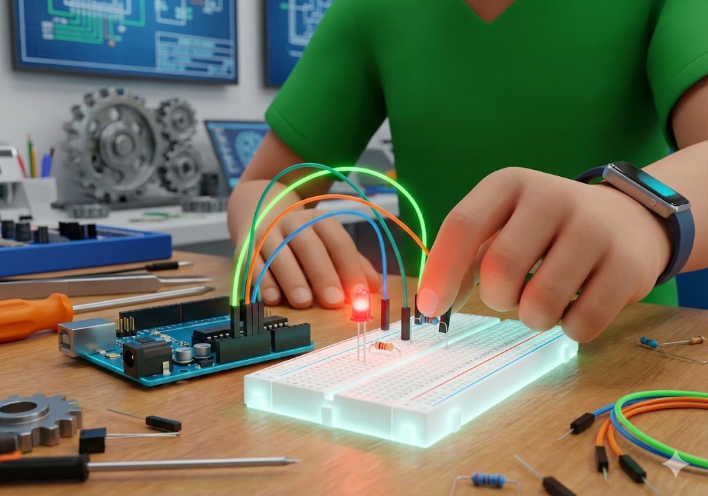 หน่วยที่ 5  EP.4: ลงมือต่อวงจรอิเล็กทรอนิกส์เบื้องต้น (Basic Circuit Wiring)