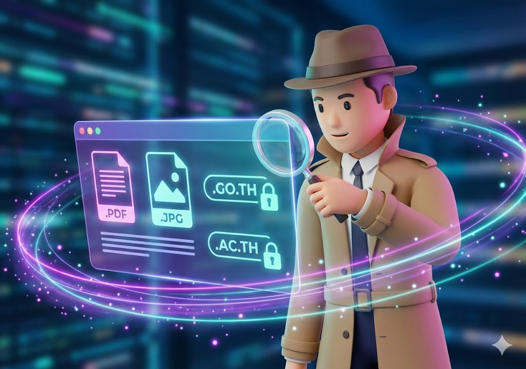 หน่วยที่ 3 EP.2: เจาะลึกนามสกุลไฟล์ & เช็กโดเมนเว็บไซต์