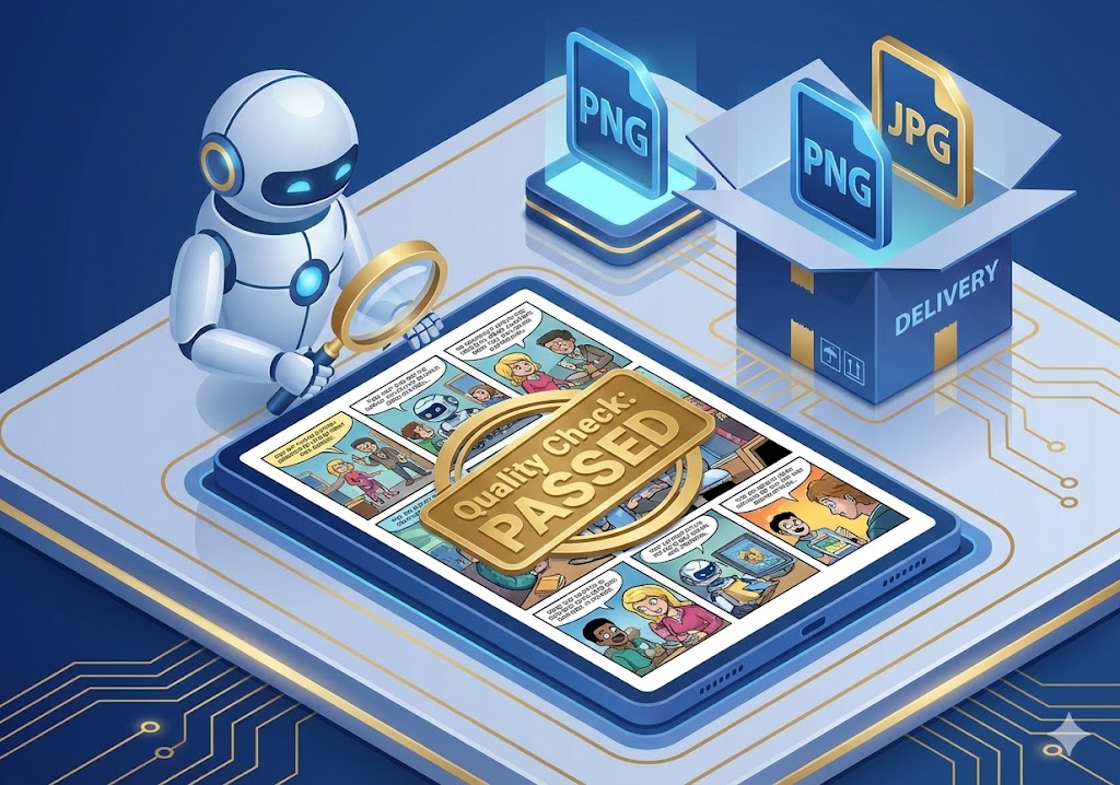 ตรวจทานและเตรียมไฟล์ (Polishing & Exporting)