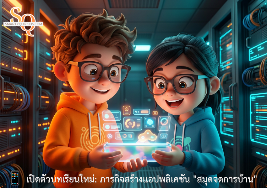 📱 เปิดตัวบทเรียนใหม่: ภารกิจสร้างแอปพลิเคชัน 