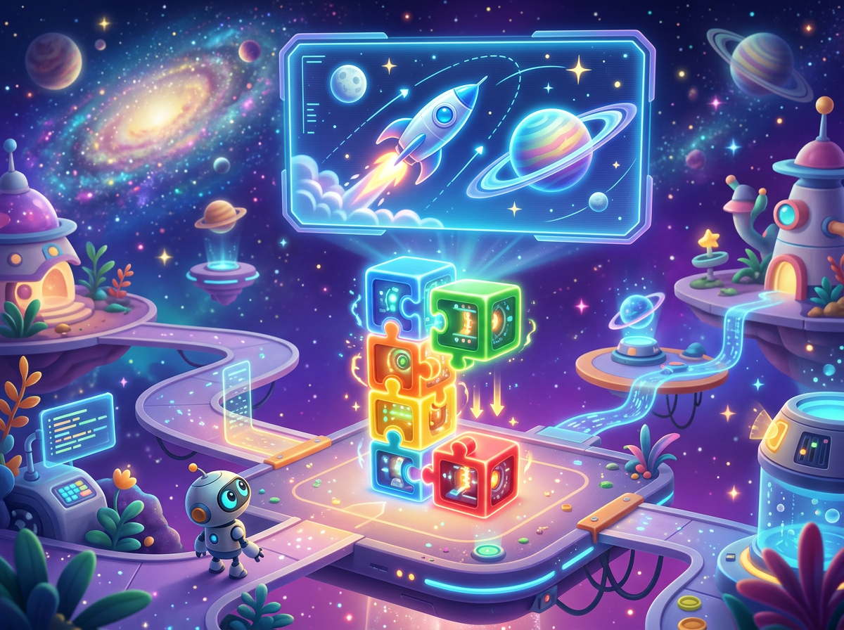 เกมภารกิจเรียงบล็อกคำสั่งมหาสนุก (Code Sequence Challenge)