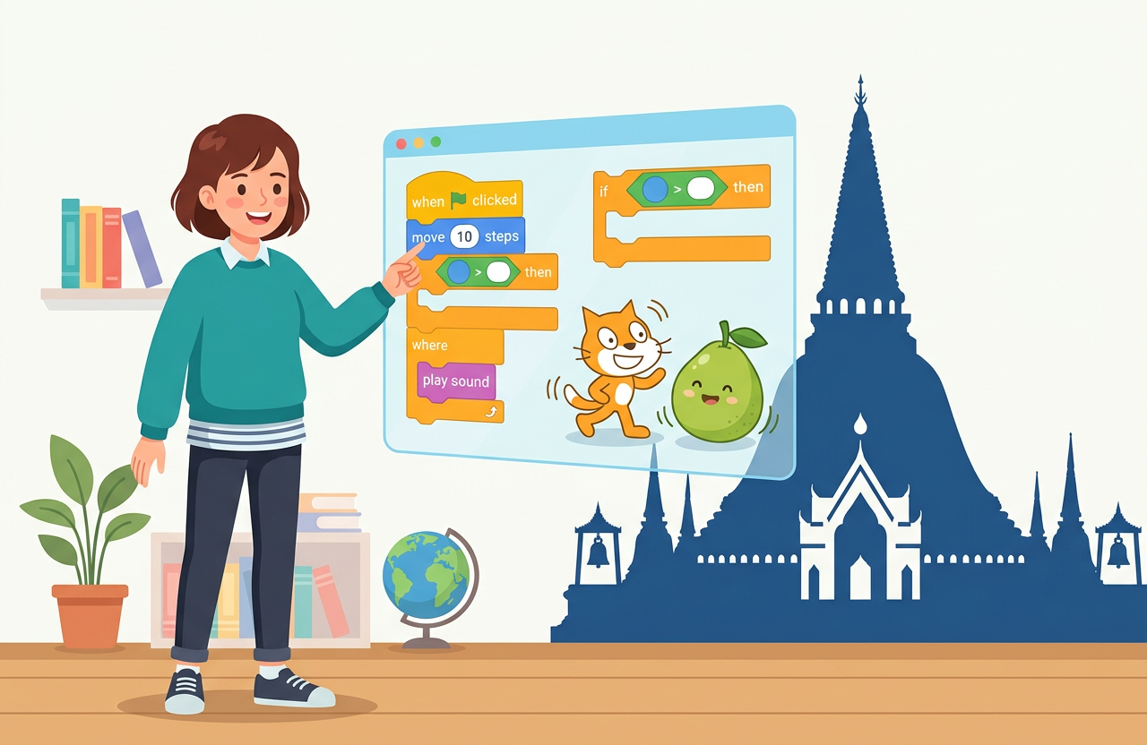 ป.3 หน่วยที่ 2 EP.4: เริ่มต้นสนุกกับ Scratch!