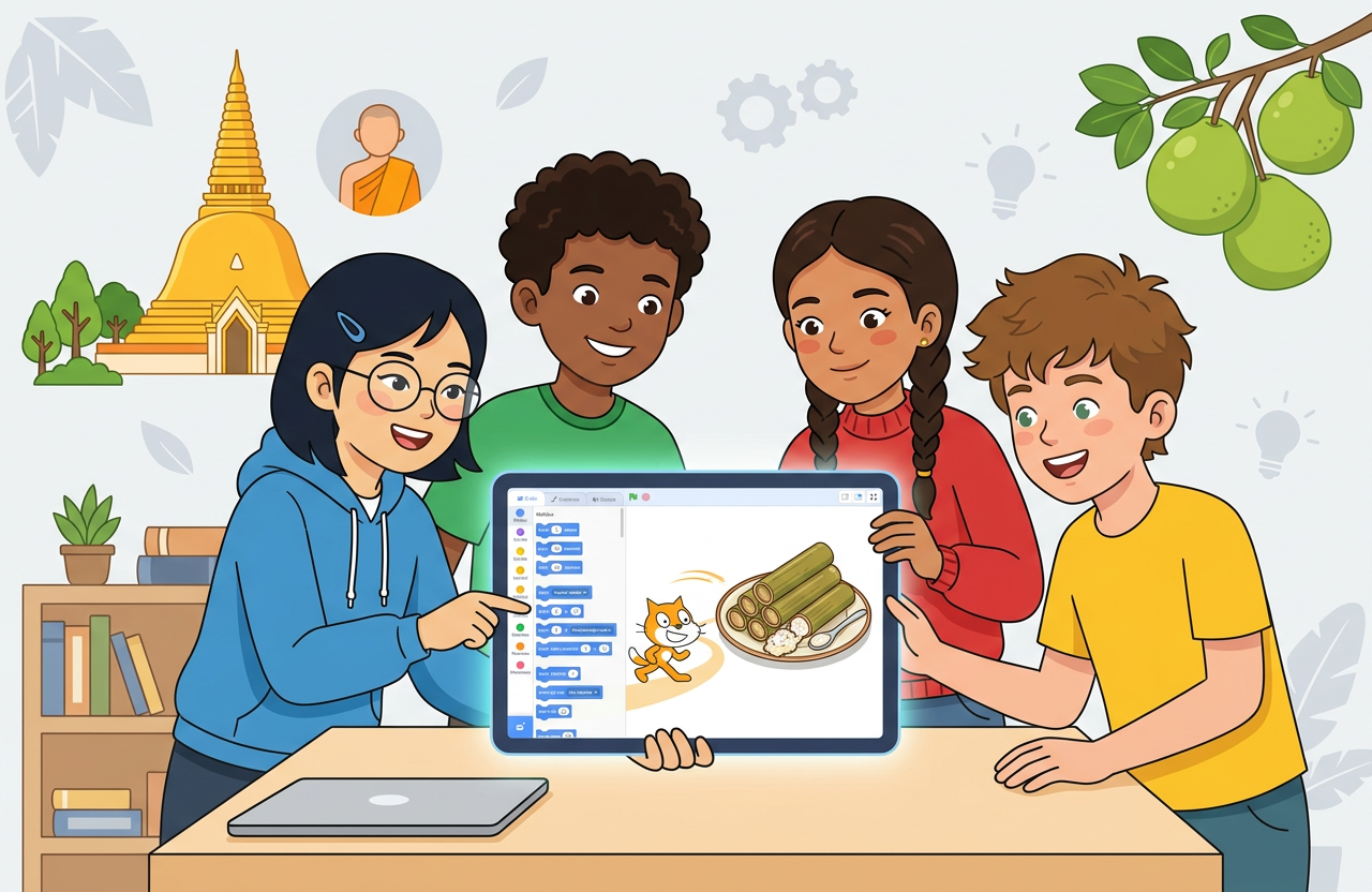 ป.3 หน่วยที่ 2 EP.5: โปรเจกต์ Scratch ขั้นเทพ!