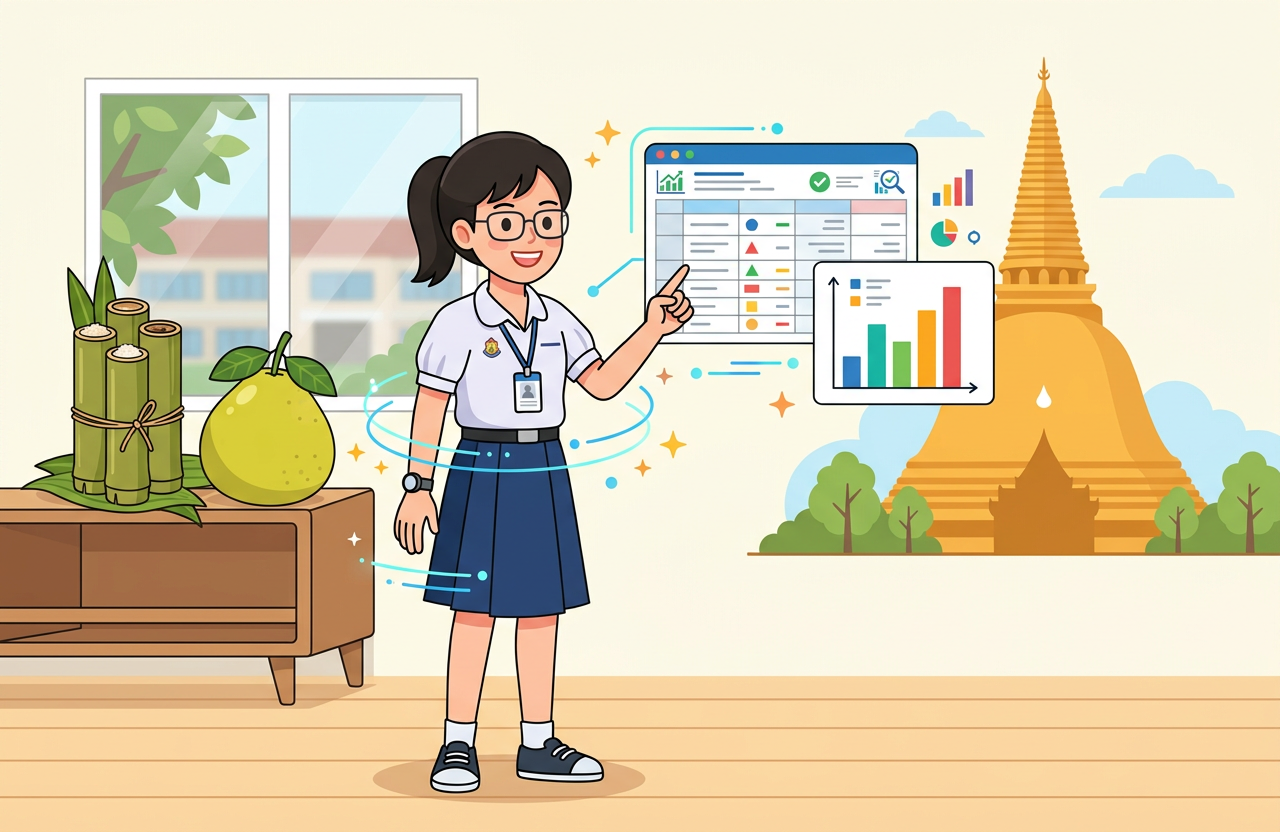 ป.3 หน่วยที่ 4 EP.4: จัดการตัวเลขและสร้างกราฟ ด้วย Microsoft Excel